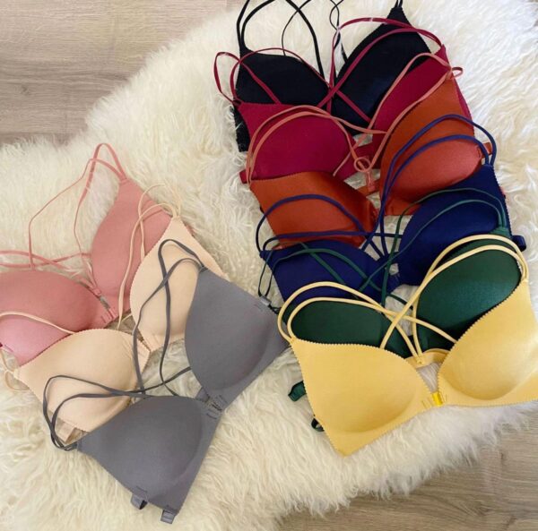 K Push Up Non Wire Front Lock Sexy Bra Chest Tube Palm Bra – detail view 3