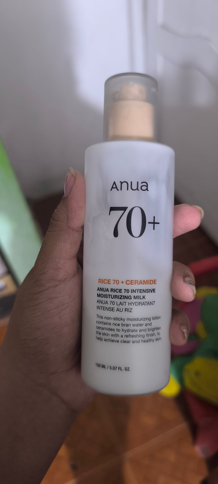 Anua rice toner, decanted