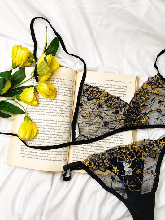 
K Lace Net Embrioded Lingerie – main product photo