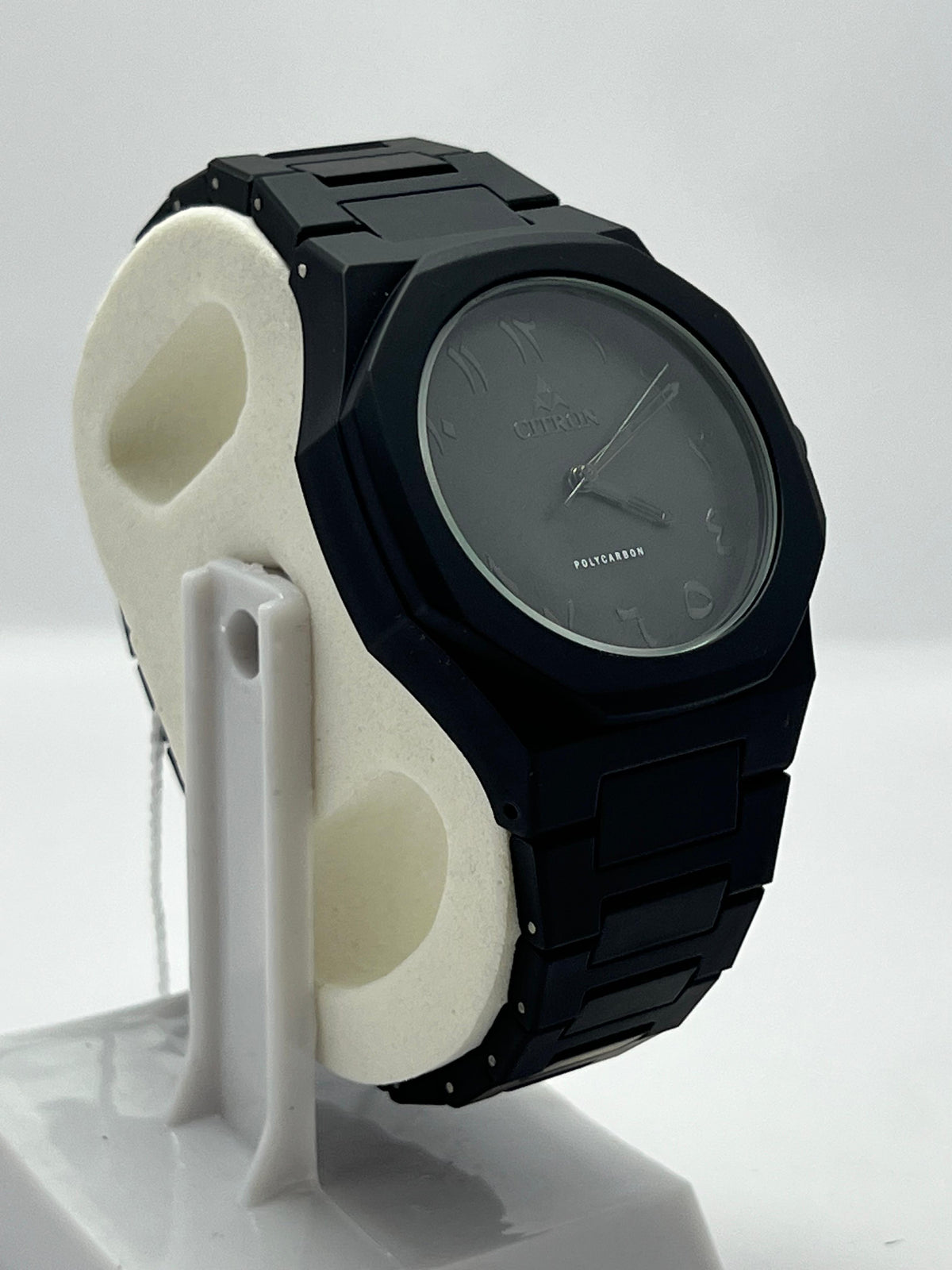 
Stylish Black Arabic Numerals Men’s Wrist Watch – Stainless Steel Luxury Design