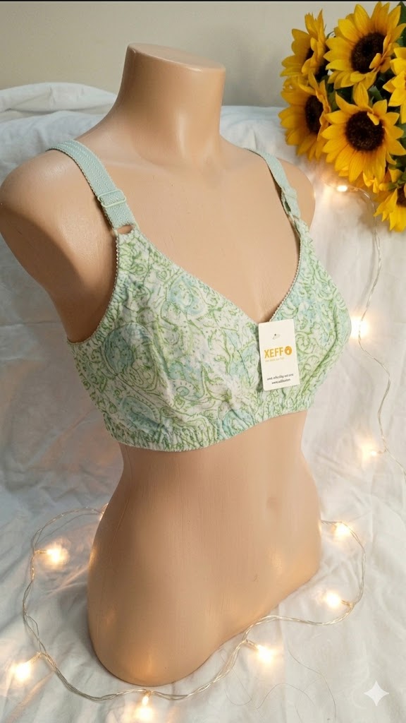 
K Pure Cotton Printed Bra – detail view 7
