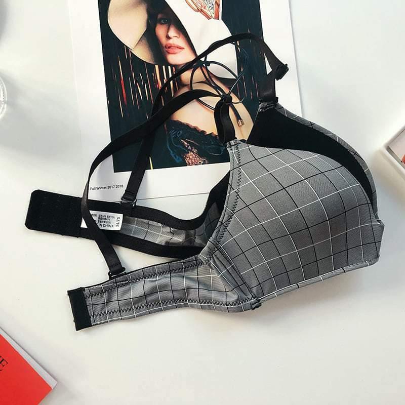 
K Dress Cici Plaid Bra for Women – detail view 4