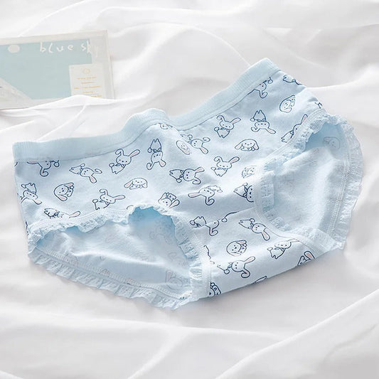 
Lovely Lace Cotton Briefs – Comfortable & Traceless Panties - Kaimri Panty