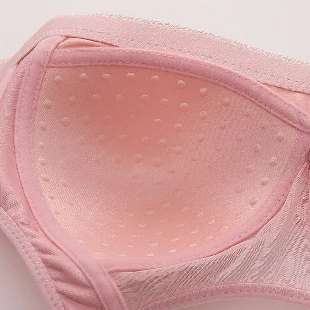 
Comfortable Lace Push-Up Bra - Large Size, Adjustable & Breathable - Kaimri